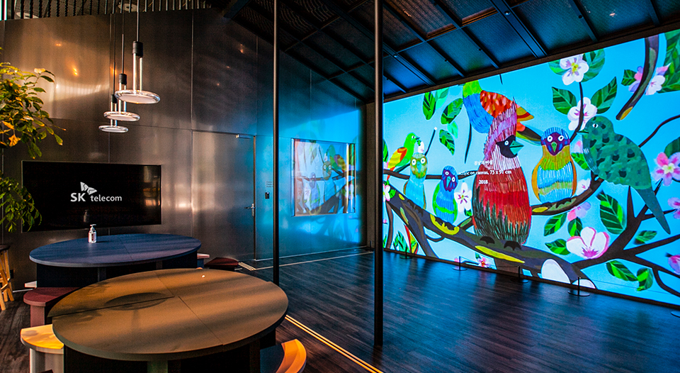 ESG, 사회적가치, SKT미디어월, SKT사회적가치