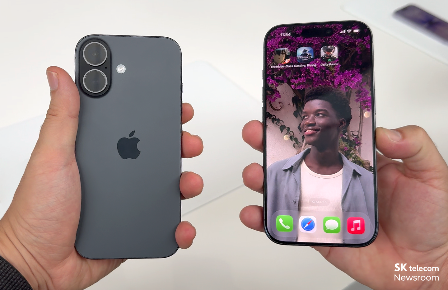 iPhone 17의 모습 (블랙)