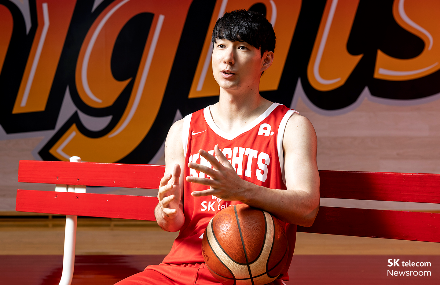 김낙현 선수는 SK나이츠의 약점을 보완할 수 있다고 자신감을 드러냈다.