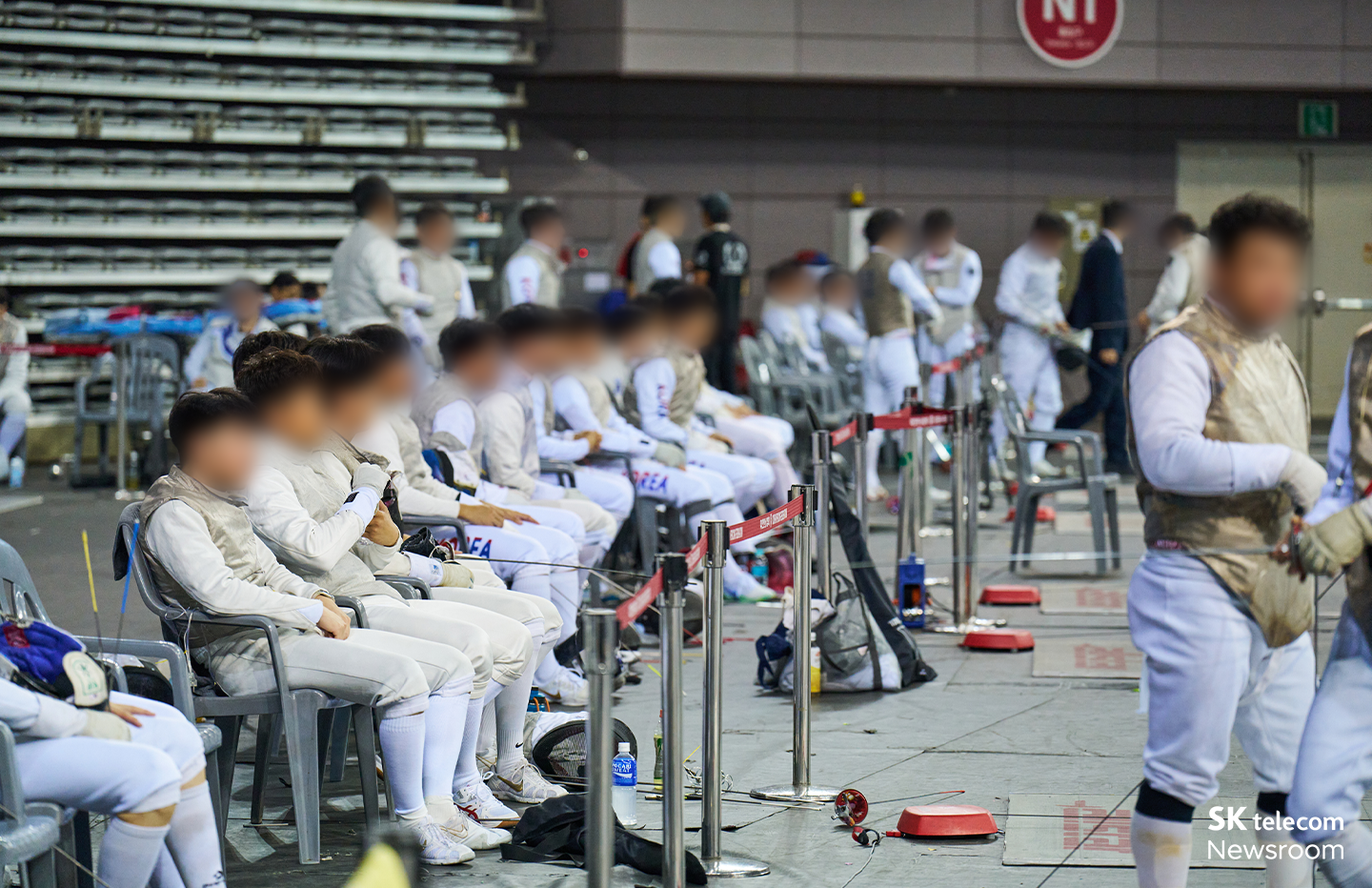 남자 일반부 참가자들의 모습.